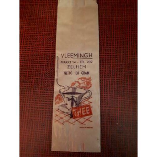 Oude koffie en thee verpakkingen