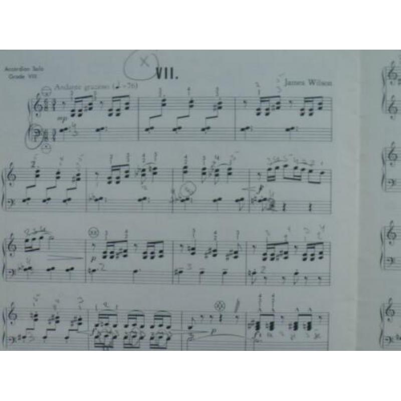 Accordeon ritme studie deel 1+2 james wilson