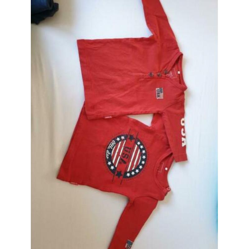2 rode name it shirts maat 56