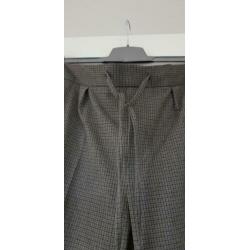 Zara geruite broek mt 40 bruin grijs