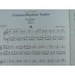 Accordeon ritme studie deel 1+2 james wilson