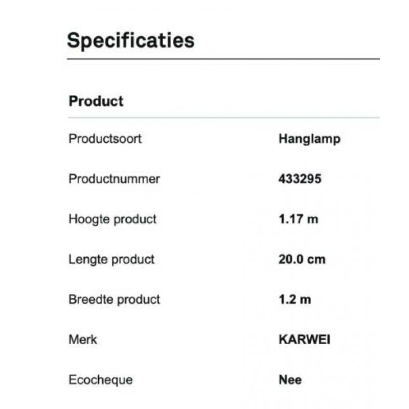 KARWEI Hanglamp Aiden