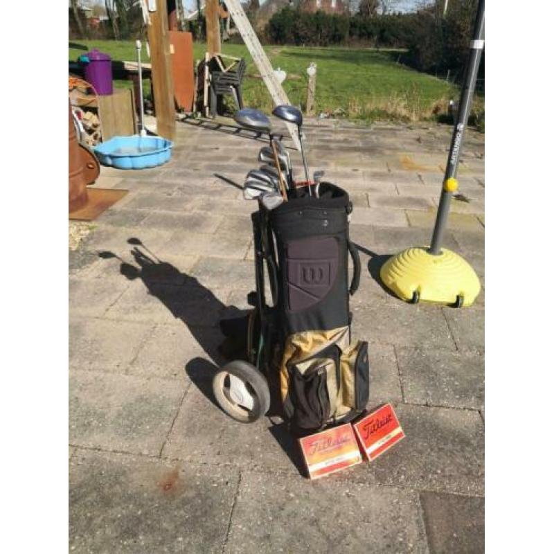 Uitgebreide golfset met nieuwe ballen!