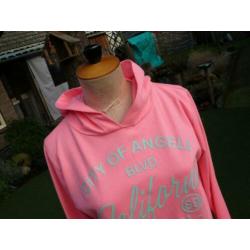 roze ESSENTIALS trui/sweater maat L als nieuw