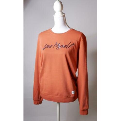 COLOURFUL REBEL steenrode sweater maat M ZGAN
