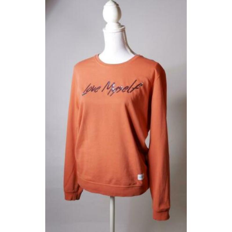COLOURFUL REBEL steenrode sweater maat M ZGAN