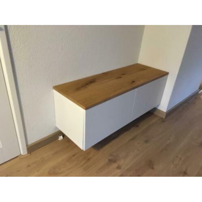 Tv meubels opmaat gemaakt! strakke combinatie eiken met MDF