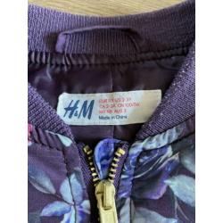 Mooi bloemetjes vest van H&M maat 98