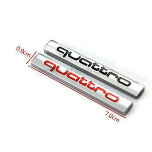 new 2 x audi quattro embleem