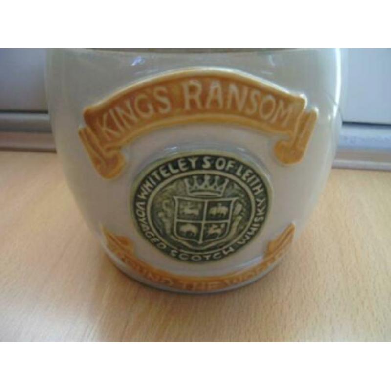 King's Ransom Round The World, Scotch Whisky kruik, leeg!