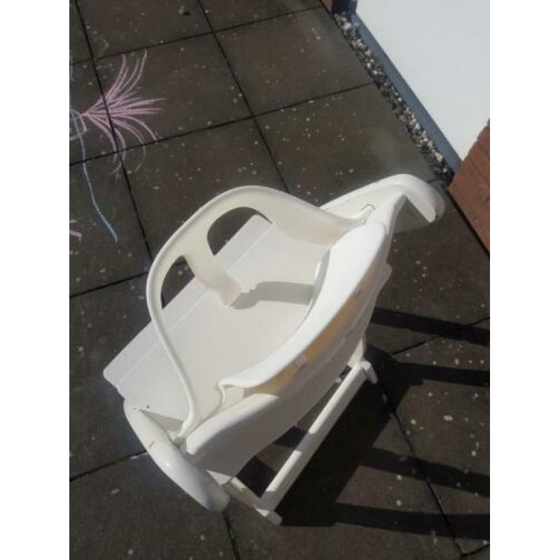 Trip Trap stoel Ikea. Wit van kleur.