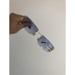 Cartier bril Piccadilly blauwe glazen
