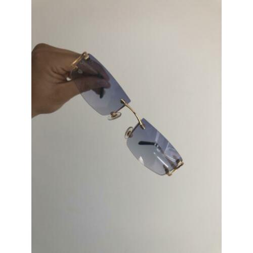 Cartier bril Piccadilly blauwe glazen