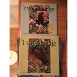 Vogel tijdschriften vrije vogels en 't vogelaartje