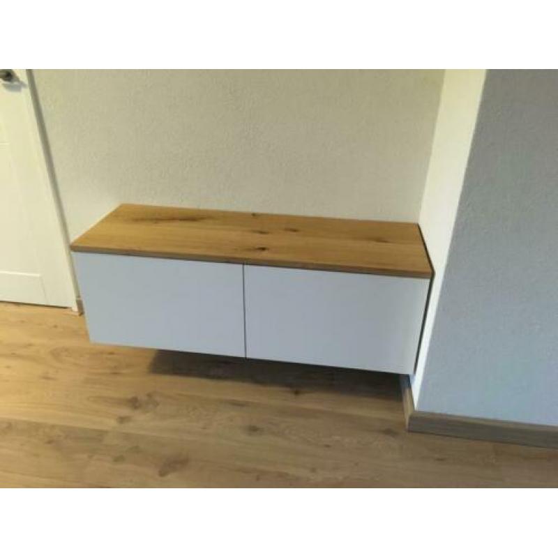 Tv meubels opmaat gemaakt! strakke combinatie eiken met MDF