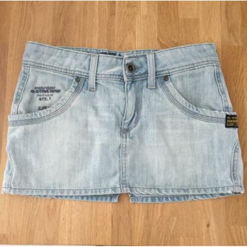 G Star Raw jeans rokje in maat XS 2x gedragen dus bijna nieu