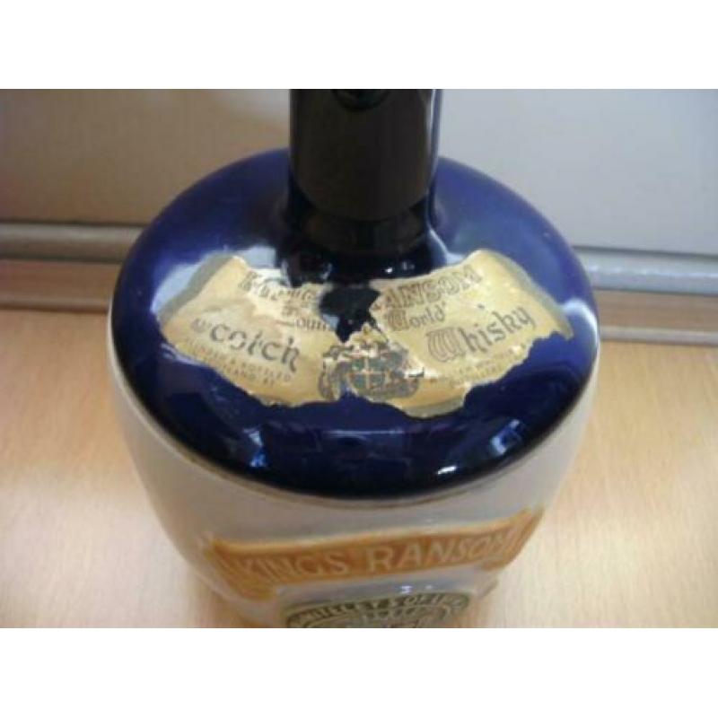 King's Ransom Round The World, Scotch Whisky kruik, leeg!
