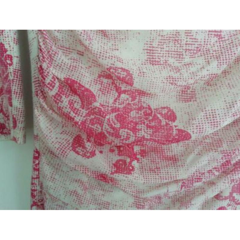 Emma (College Style) roze bewerkt jurk