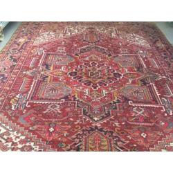 Wow! Grote Boho handgekn Vintage PERS Bordeaux! 3.20 X2.40 M