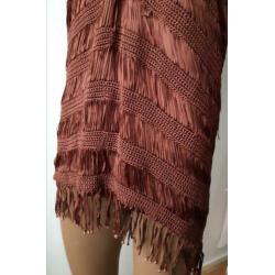 KAREN MILLEN maat 3 gehaakte rok/top Ibiza boho bohemian