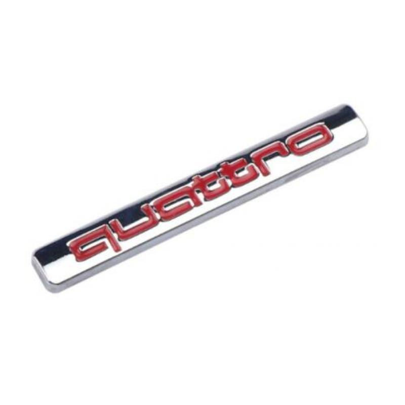 new 2 x audi quattro embleem