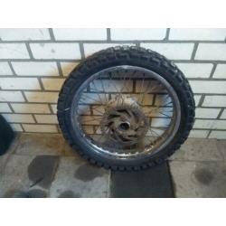 Yamaha DT 125 1987 Achterwiel