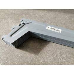 Plank dragers grijs 60 cm 8 stuks plankdragers