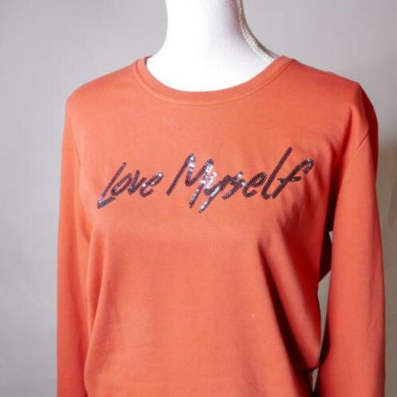COLOURFUL REBEL steenrode sweater maat M ZGAN
