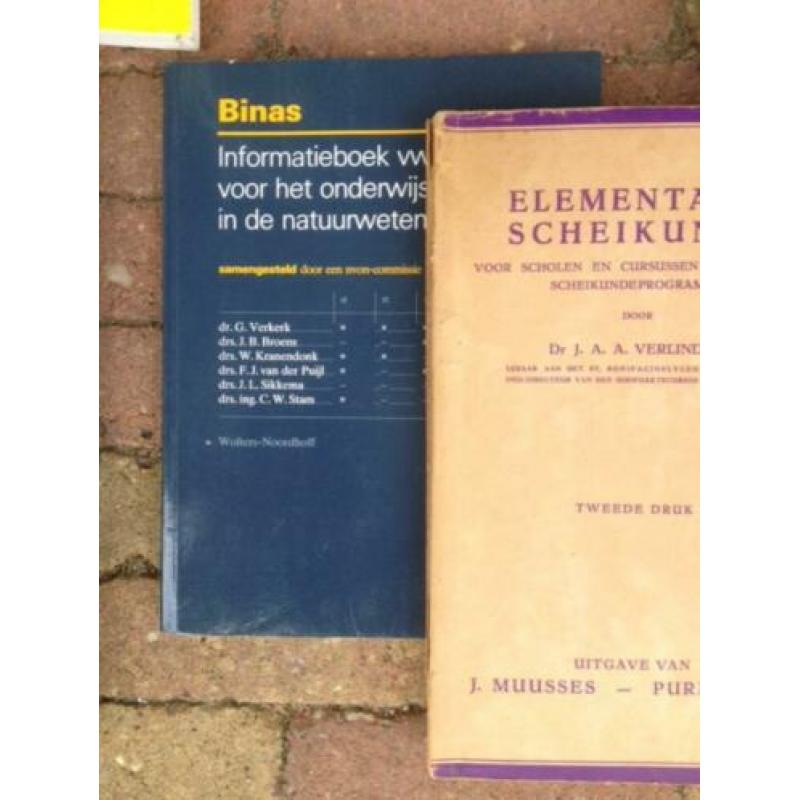 oude studie boeken exacte vakken