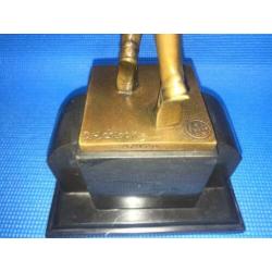 Bronzen beeld Art Deco style naar Chiparus. Verzenden gratis