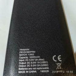 Powerbank primark 10000mah
