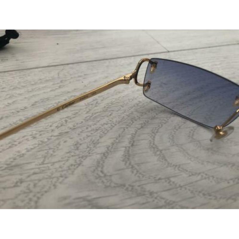 Cartier bril Piccadilly blauwe glazen