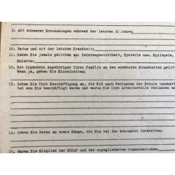 63. Wo2 Duits politie aanvraag formulier