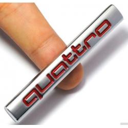 new 2 x audi quattro embleem