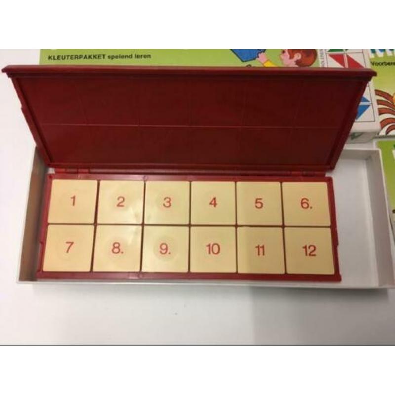Vintage mini loco kleuterpakket met boekjes, als nieuw