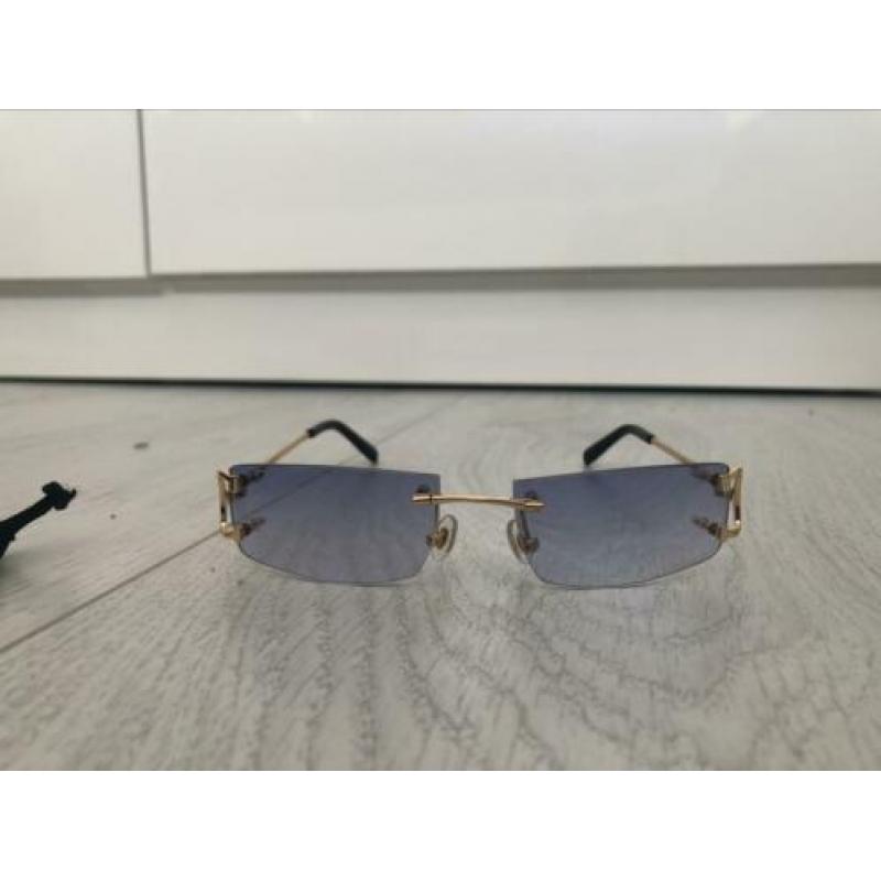 Cartier bril Piccadilly blauwe glazen