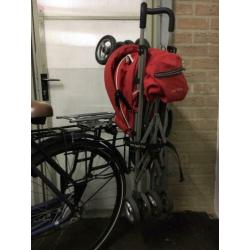Steco buggydrager voor op de fiets