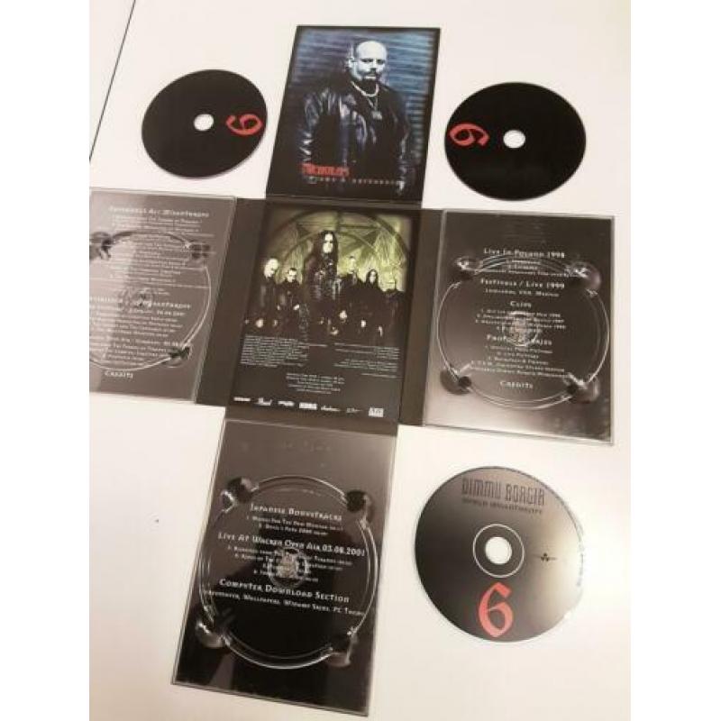 3 dvd Dimmu Borgis World Misanthrophy Live hard rock metal