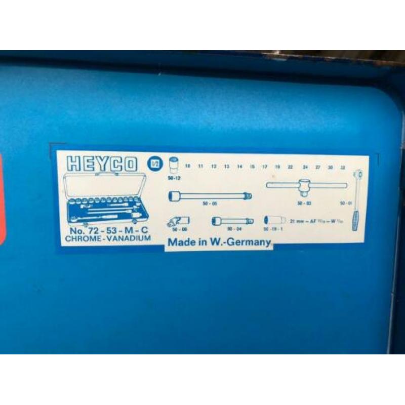 Heyco Gereedschapskoffer Chrome - Vanadium
