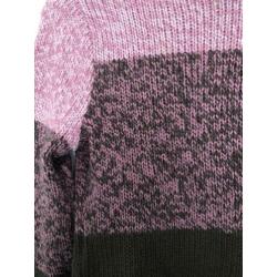Vintage trui roze met bruin