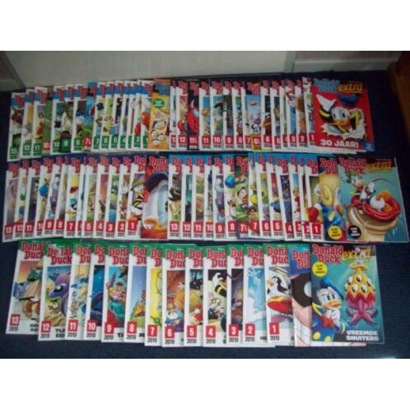 Complete jaargangen Donald Duck Extra oa 1994-2004-2012-2019