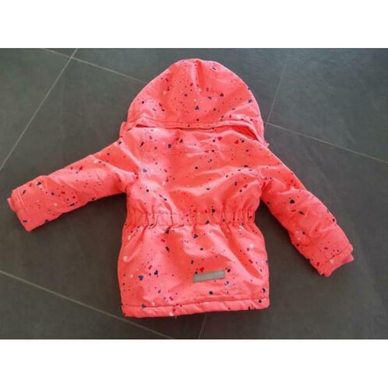 Felroze winterjas meisje Name It maat 104
