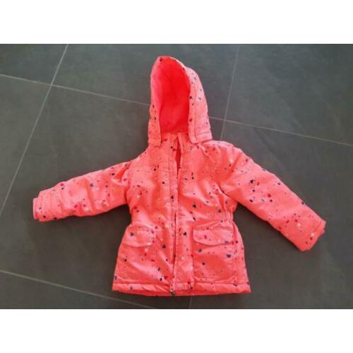 Felroze winterjas meisje Name It maat 104