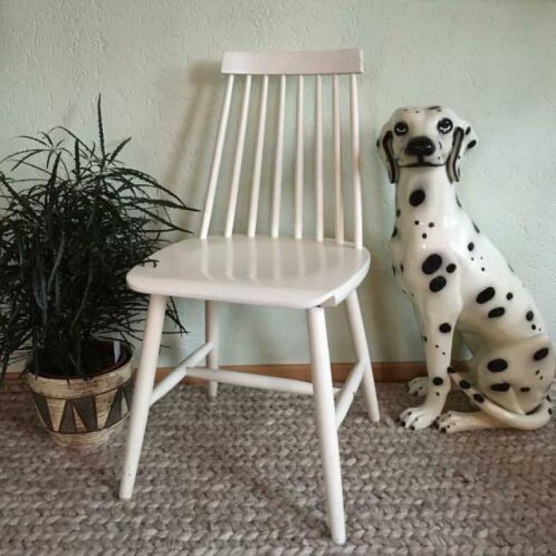 Vintage IKEA spijlen stoel, Scandinavisch design