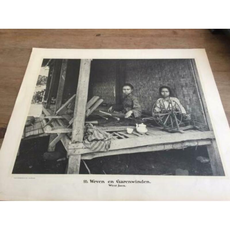 Indische schoolplaten uit 1911 - 1913, in totaal 11 stuks