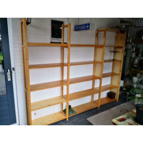 Lundia stelling stellingkast schappen kast wandsysteem
