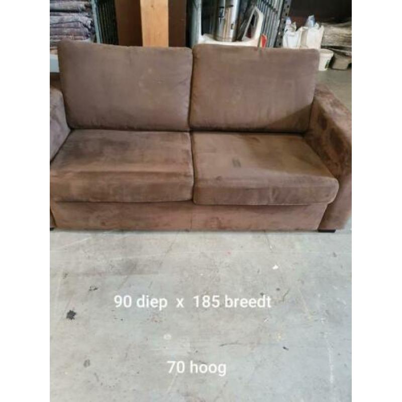 Leuke twee zitter maten staan op de foto