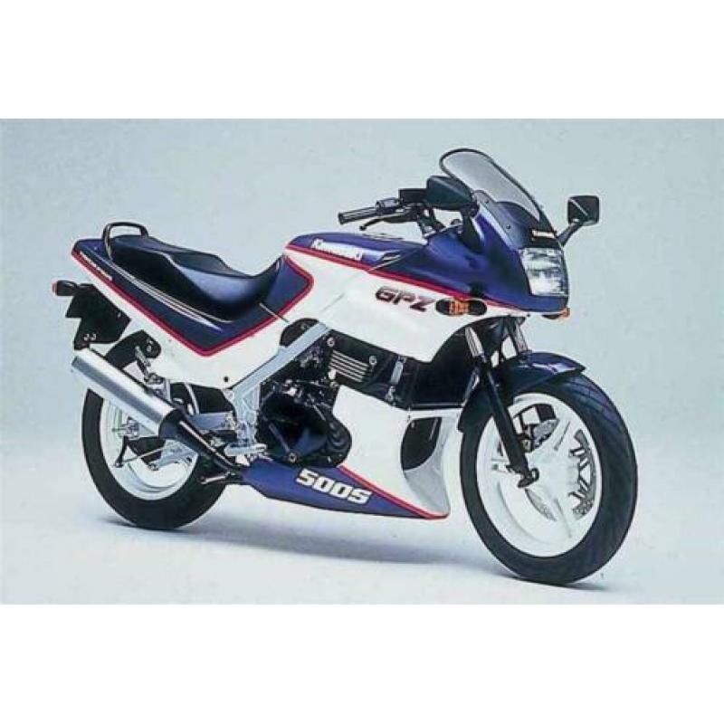 Kawasaki GPZ500 vooras voorwielas steekas voor as EX500 GPZ