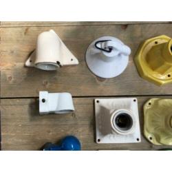 oude vintage porseleinen fitting