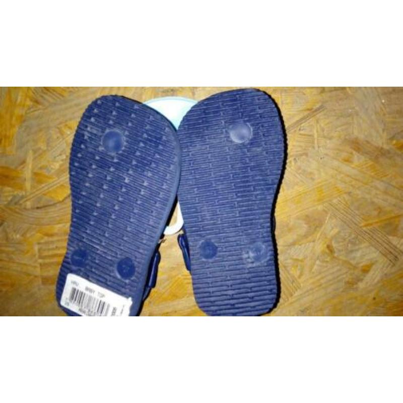 Baby havaianas blauw 19 NIEUW